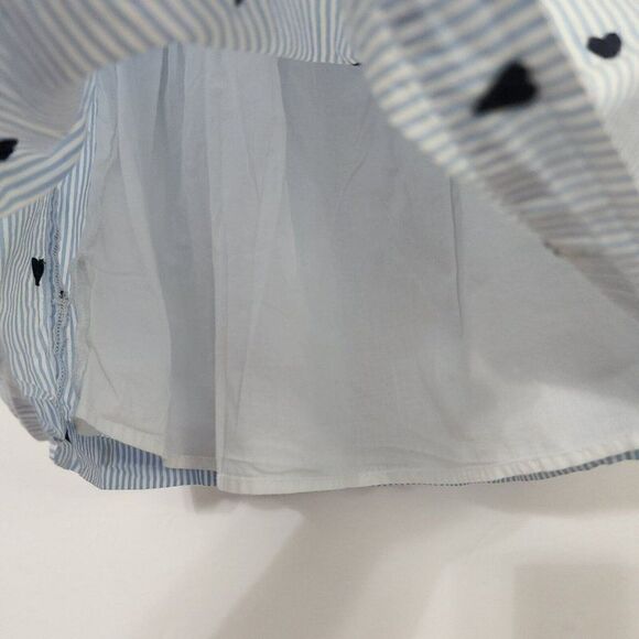 Gymboree Baby Girl 2T Hearts Pinstripe Lined Dress - Picture 2 of 7